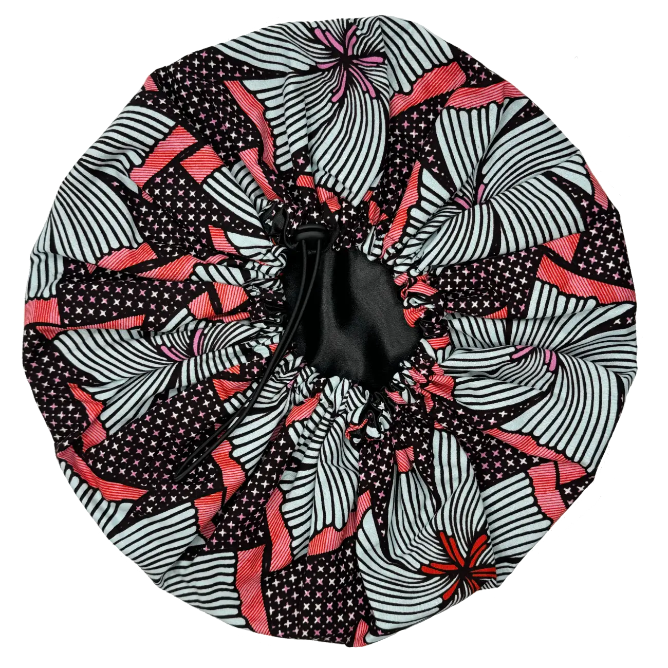 Satin bonnet, adjustable "Nia" - Standard Size