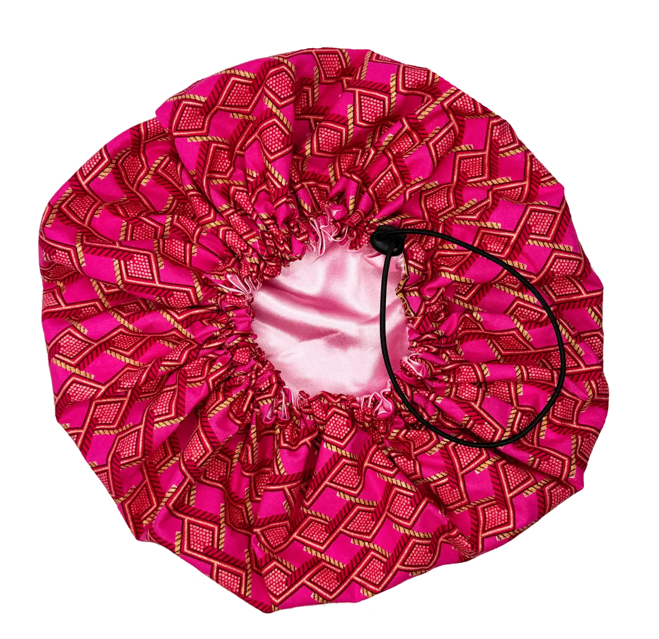 African Satin Lined Bonnet - Standard Size