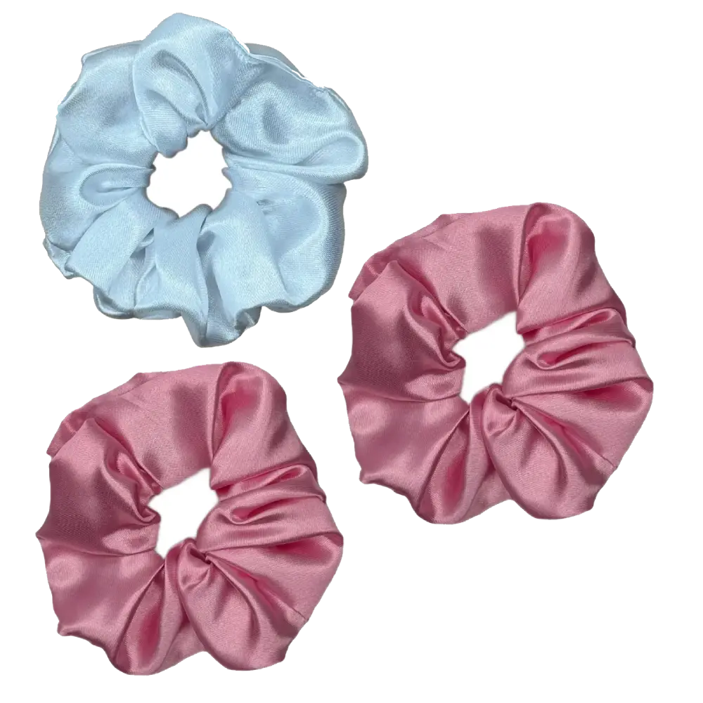 Pack of 3 monochrome scrunchies - Medium size
