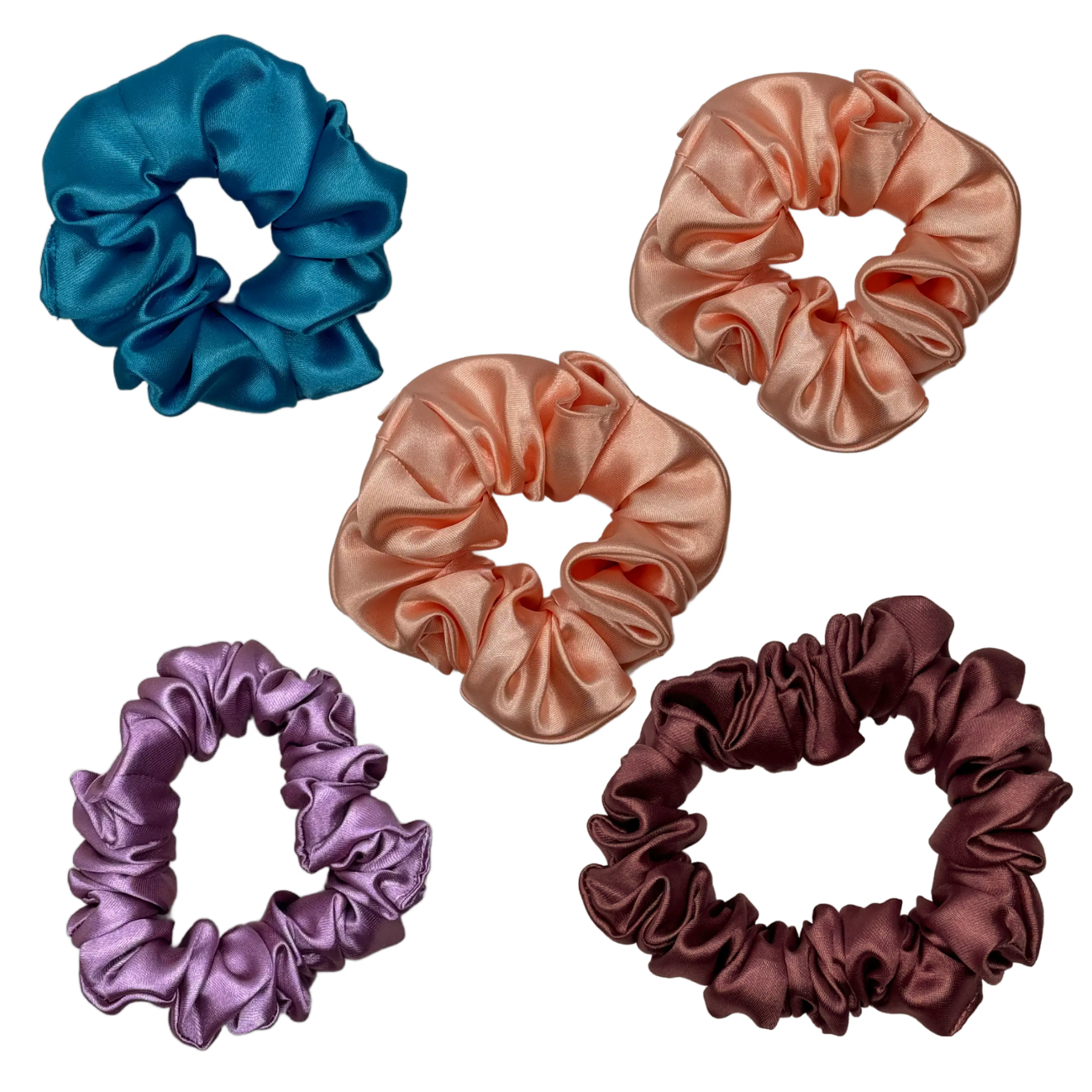Packs de 5 chouchous multicolores - Taille mini