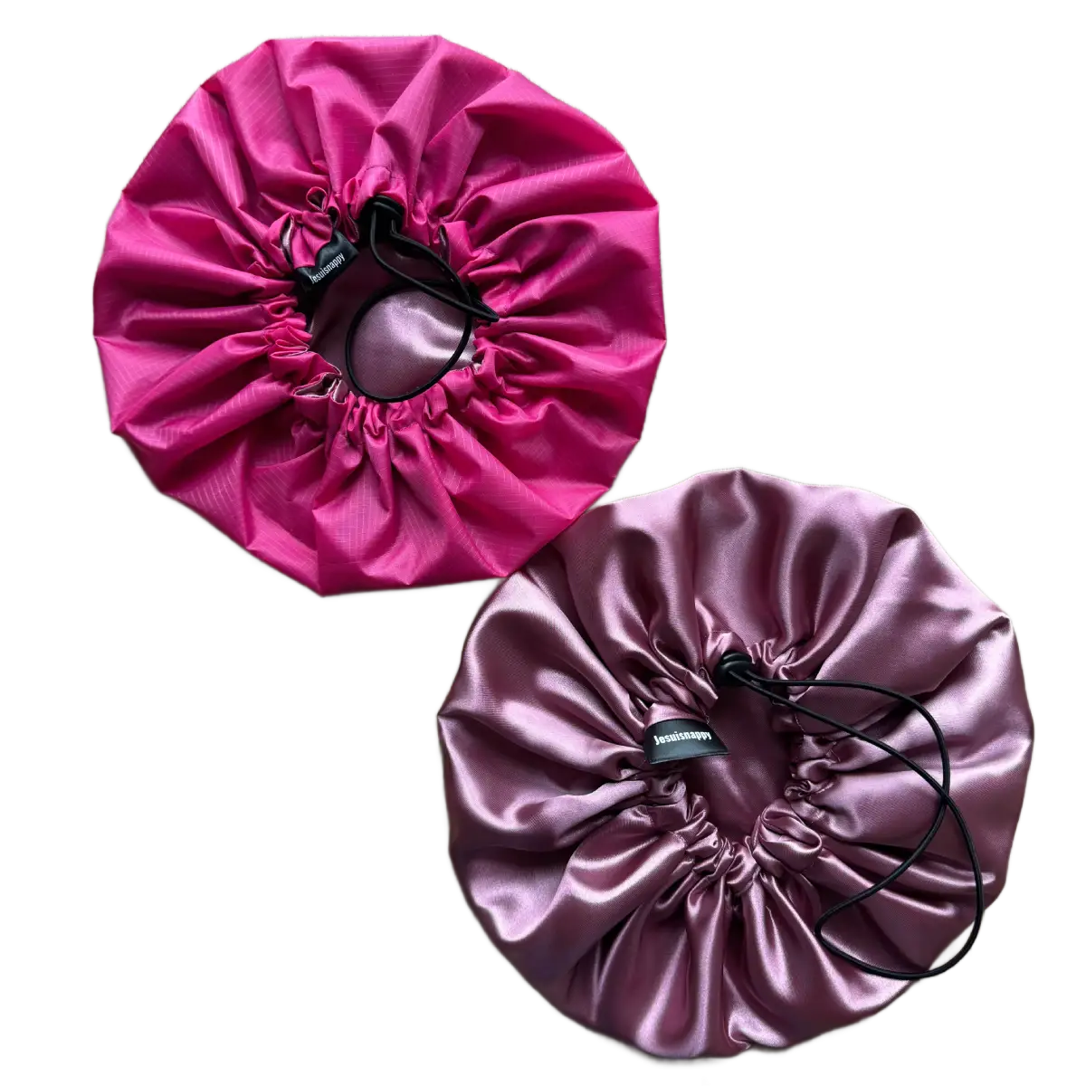 Pack de bonnet en satin & bonnet de douche "Safiya" - Enfant