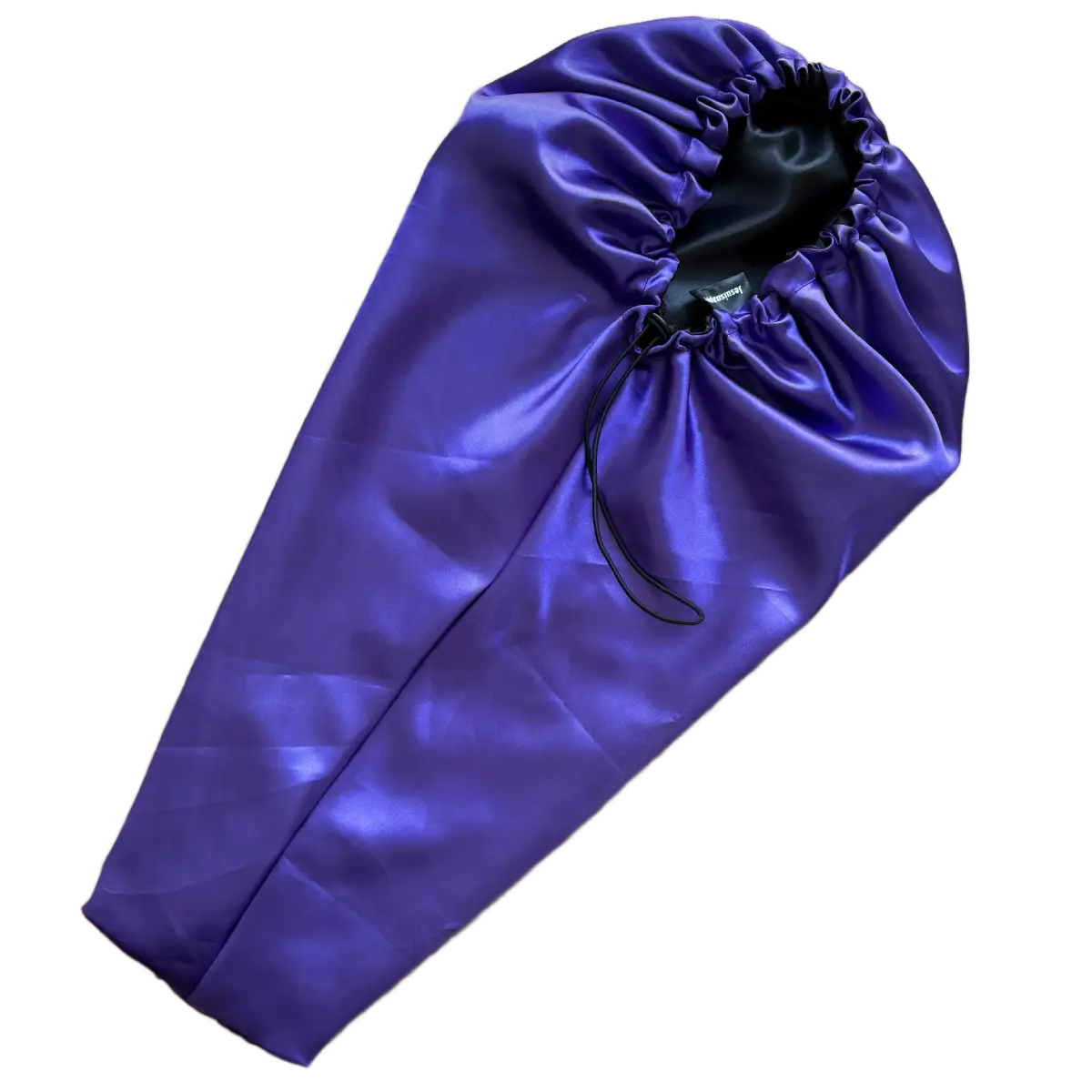 Bonnet en satin pour dreadlocks "Violet noir"