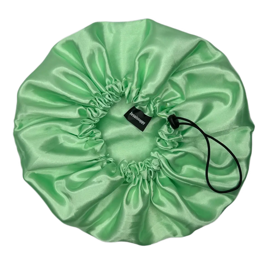Bonnet en satin "Limette" - Adulte