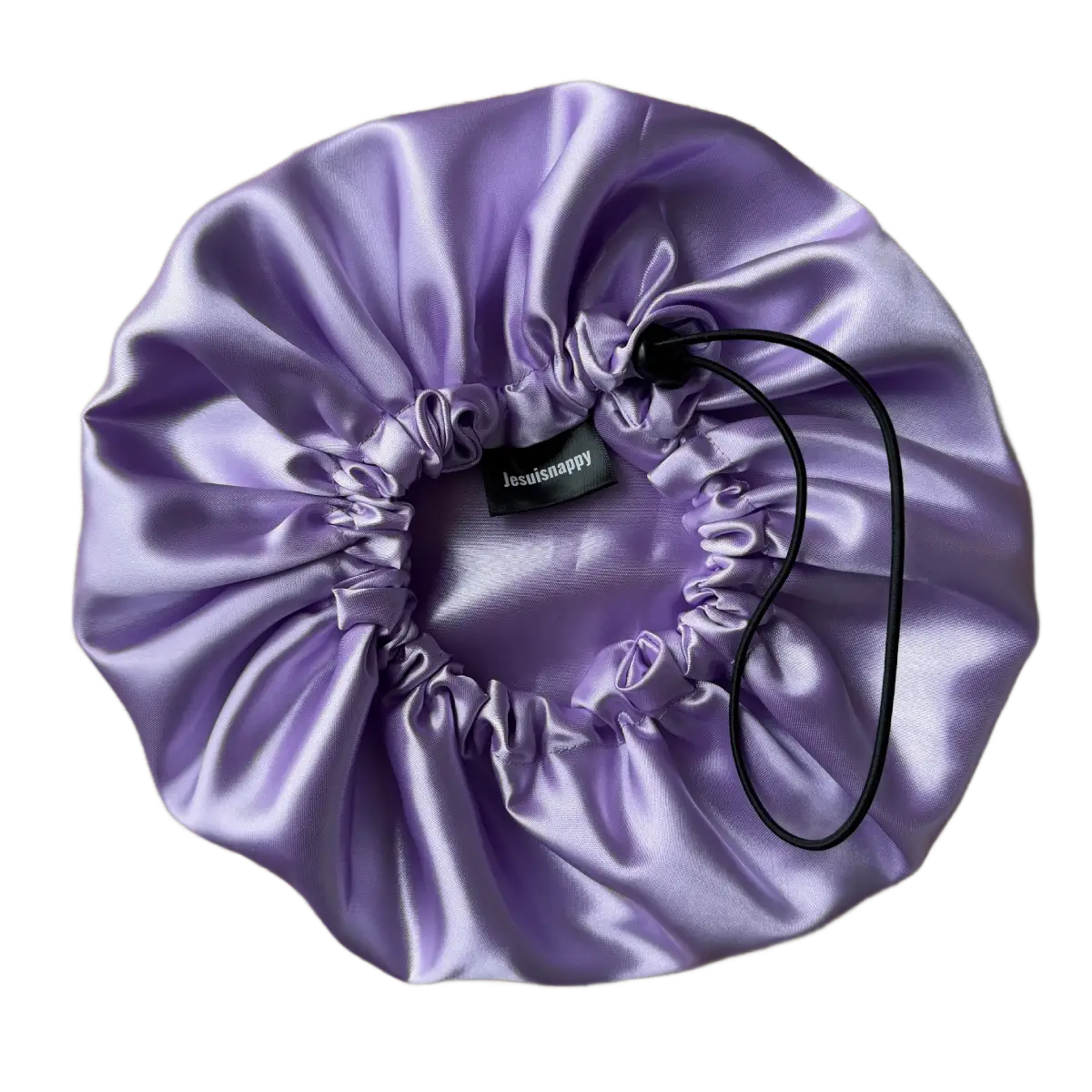 Bonnet en satin ENFANT adjustable  "Lila"