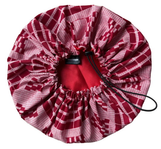 Satin bonnet, Adjustable "Malaika" - Standard size