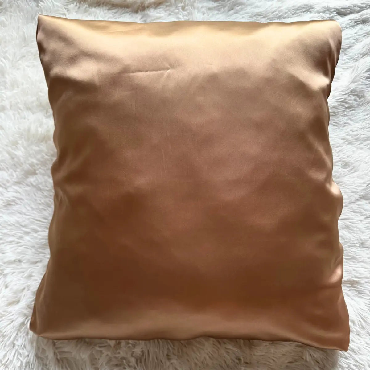 Taie d'oreiller en satin "Cappuccino"