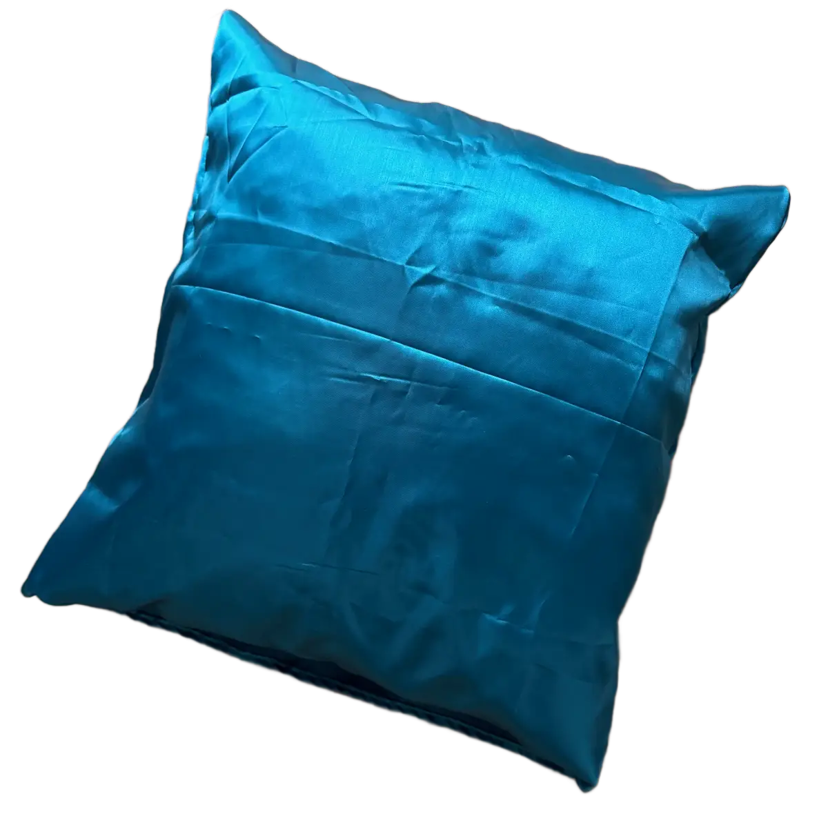 Satin pillowcase, "Ocean" green