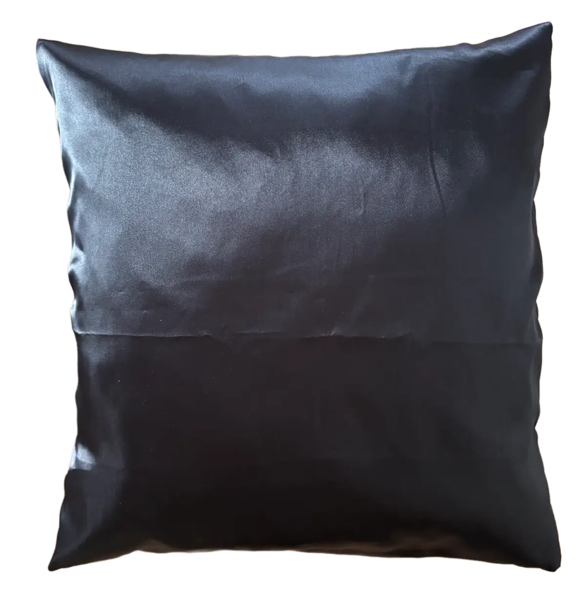 Satin pillowcase, black "Caviar"
