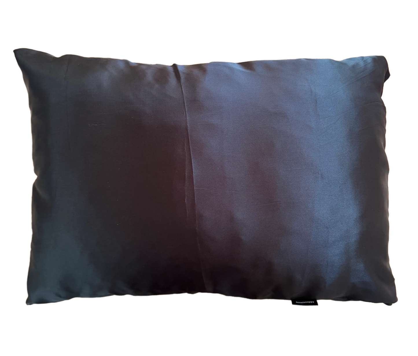 Satin pillowcase, black "Caviar"