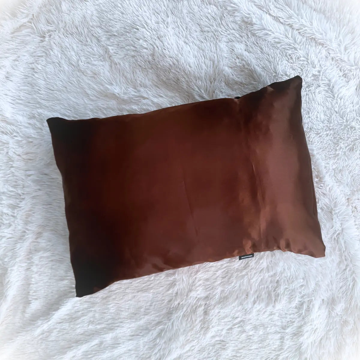 Pack de 2 taies d'oreiller en satin - "Ebene"